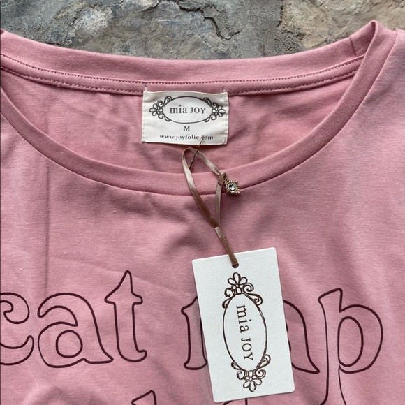 Joyfoile Mia Joy Cat Nap Club Tee - Picture 2 of 2